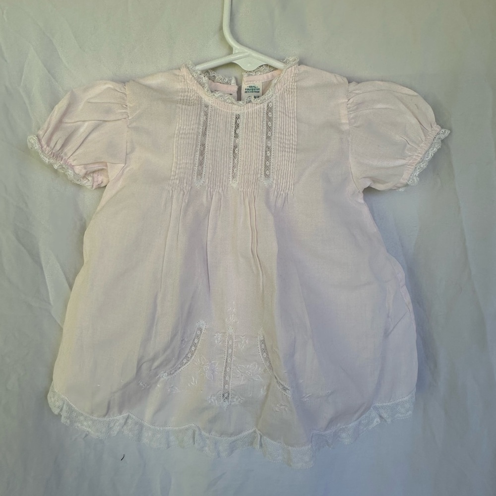 Light Pink Heirloom Baby Dress